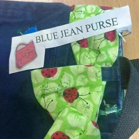 Homemade, darling purse with ladybugs and frogs. Can’t get any cuter than this! - Picture 10 of 12